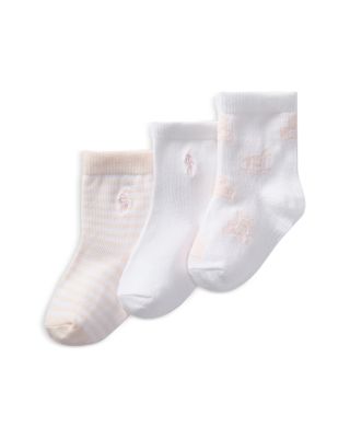  Essential Tossed Bear Socks, Pack of 3 - Baby