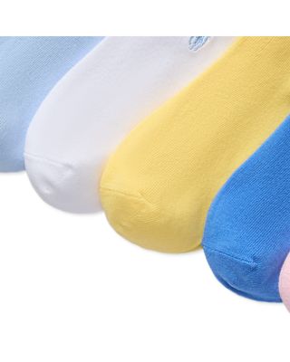 Girls' Classic Solid Low Cut Socks, Pack of 6 - Little Kid, Big Kid