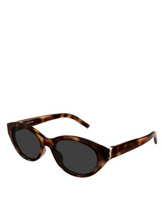 SAINT LAURENT - Oval Sunglasses, 54mm