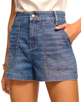 Hilary High Rise Denim Shorts