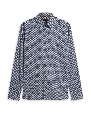 Emmets Printed Button Front Shirt