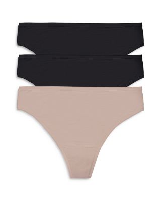 Bliss Bare Thongs, Pack Of 3