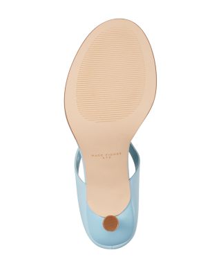 Women's Alonde Leather High Heel Slide Sandals