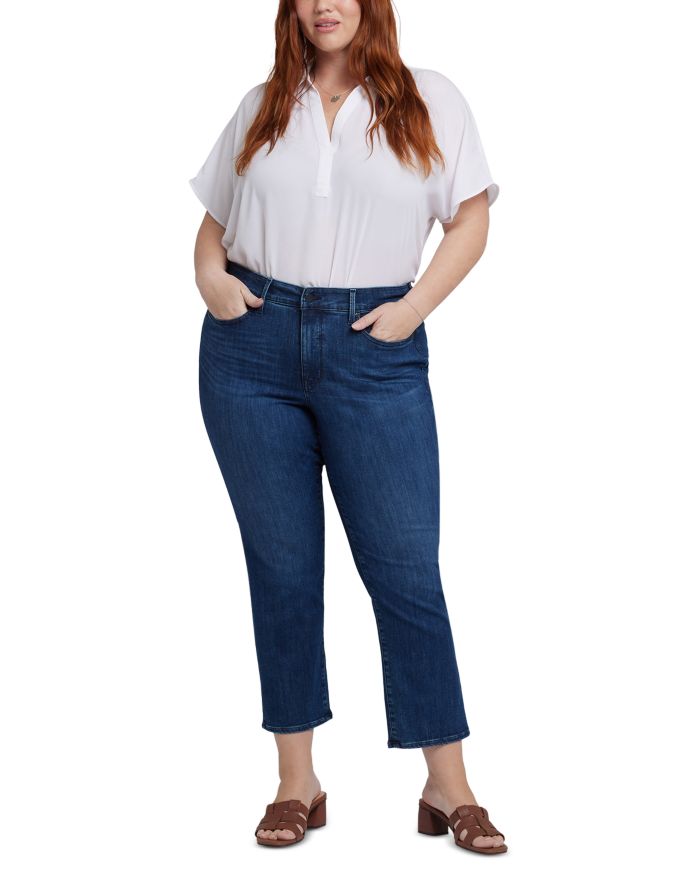 Marilyn Straight Ankle Jeans Ibiza Blue