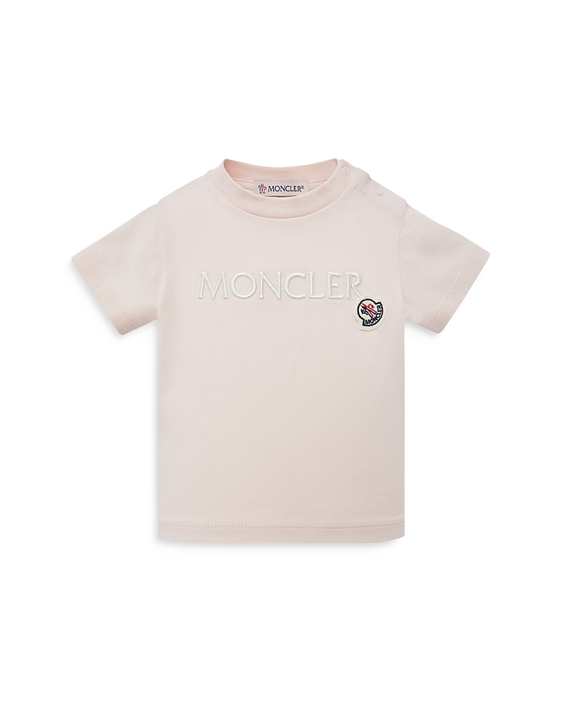 Moncler Girls' Short Sleeved Tee - Baby, Little Kid In White