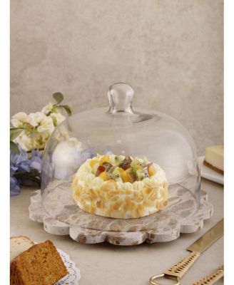 Viola Serving Board with Cloche