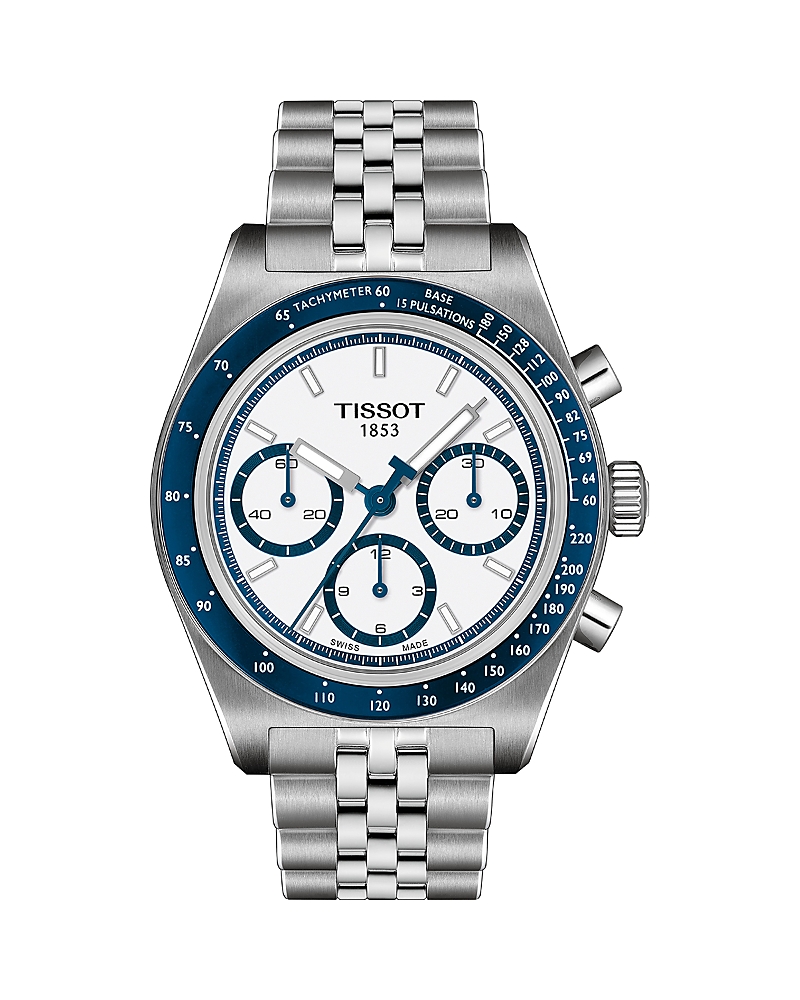 Tissot Pr516 Chronograph, 40mm In White/silver