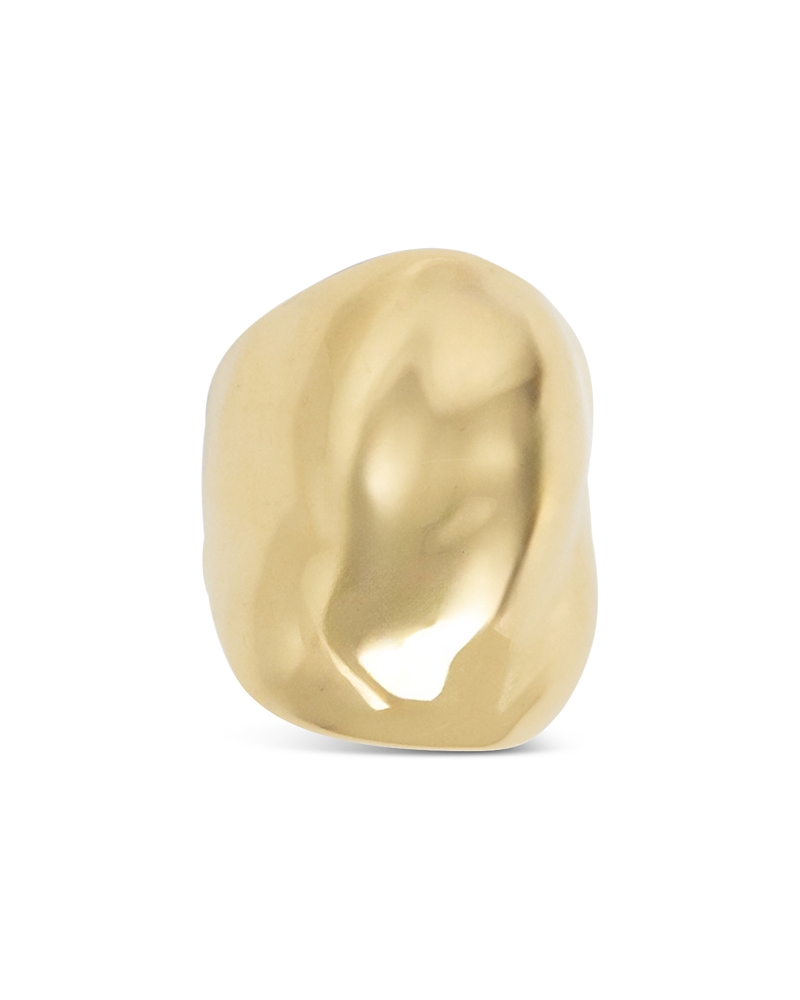 Nina Gordon Dylan Freeform Dome Ring In Gold