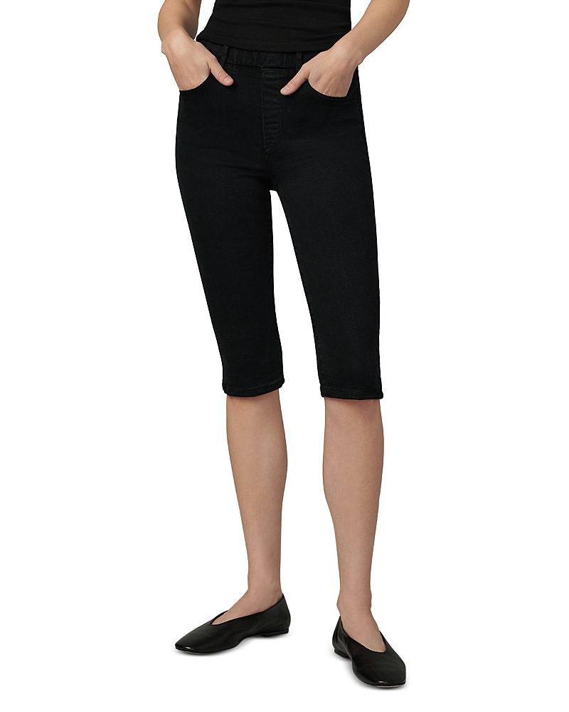 Joe's Jeans The All Day Elastic Waist Capri Jeans In Black