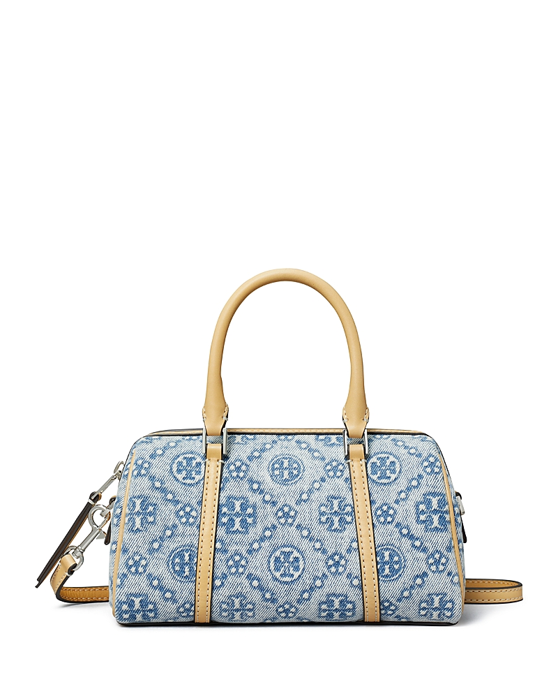 TORY BURCH MINI T MONOGRAM BARREL BAG