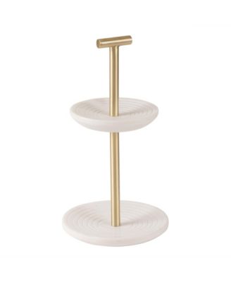 GAURI KOHLI - Regalia Tiered Marble Jewelry Stand