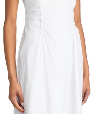 Nera Ruched Button Down Dress