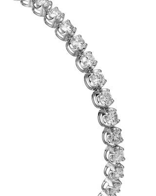 Crown Set Diamond Tennis Bracelet in 14K Yellow or White Gold, 5.0 ct. t.w.