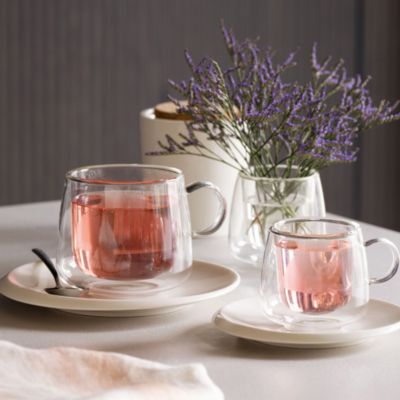 Artesano Hot and Cold Beverages Insulated Espresso Glass, Set of 2 