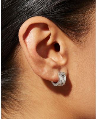 Eden Silver Hoop Earrings