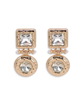 Aqua Statement Drop Earrings - Exclusive