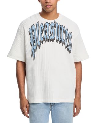 Pleasures - Twitch Waffle Logo Print Tee