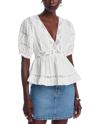 AQUA - Vintage Lace Top - Exclusive