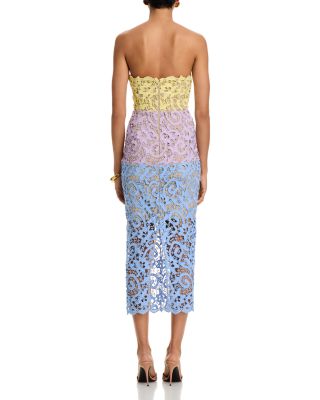 Kait Trois Multi Color Lace Dress