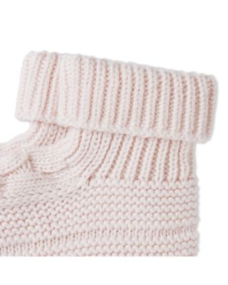 Unisex Cable Knit Bootie Socks - Baby