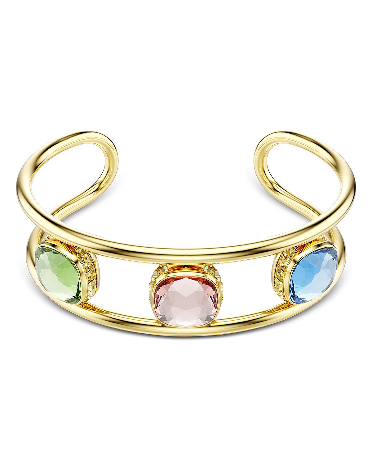 Swarovski Chroma Crystal Reversible Cuff Bracelet