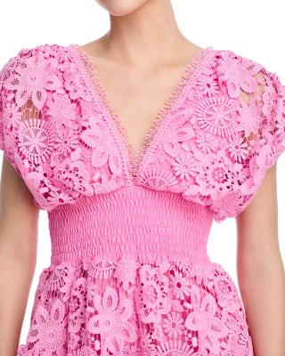 Morana Lace Embroidered Mini Dress - Exclusive