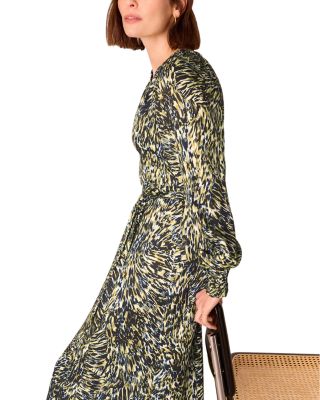 Petite Marlow Leopard Swirl Dress