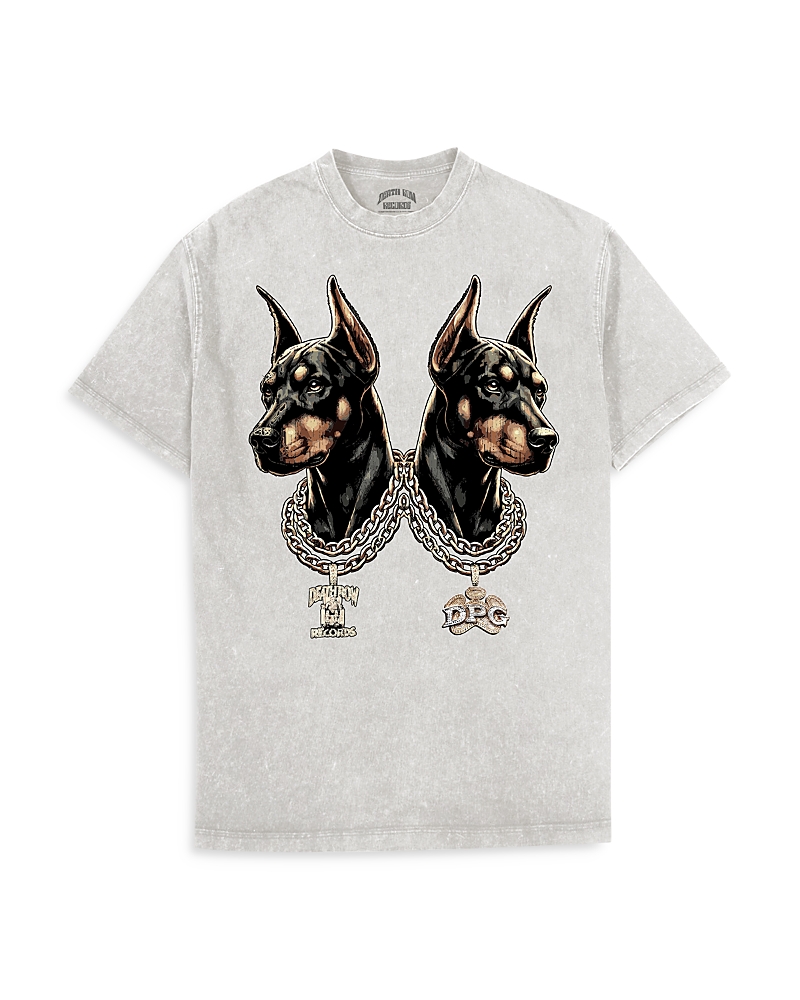 Death Row Records Short Sleeve Graphic Tee In Natural