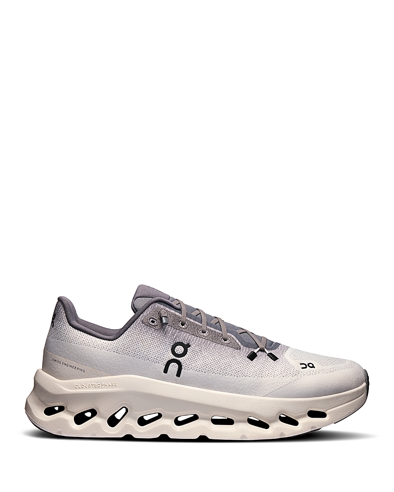 On Low Top Sneakers Perforated Upper In Rock Ivory