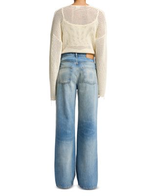 Scout Low Slung Wide Leg Jeans in Copper