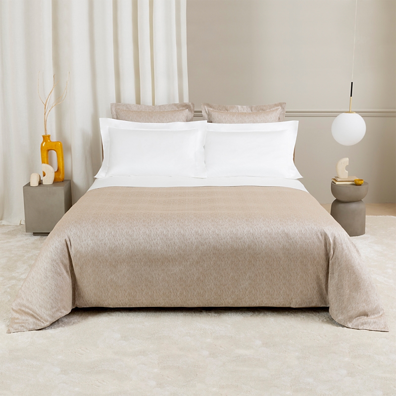 Frette Luxury Reed Duvet Cover, King In Nut/milk