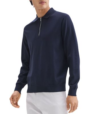 Polo Quarter Zip in Fine Bilen