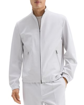 Theory - Stand Collar Zip Jacket in Precision Ponte