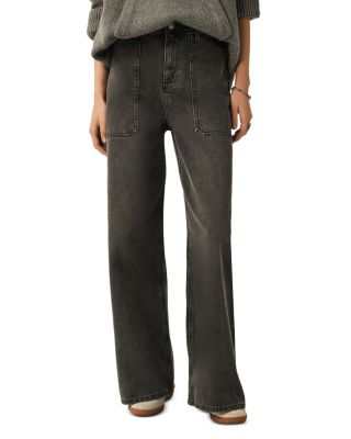 ba&sh - Dellou High Rise Jeans in Blackstone