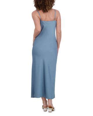 Satin Straight Slip Dress