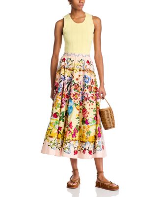 Garden Terrace Midi Skirt