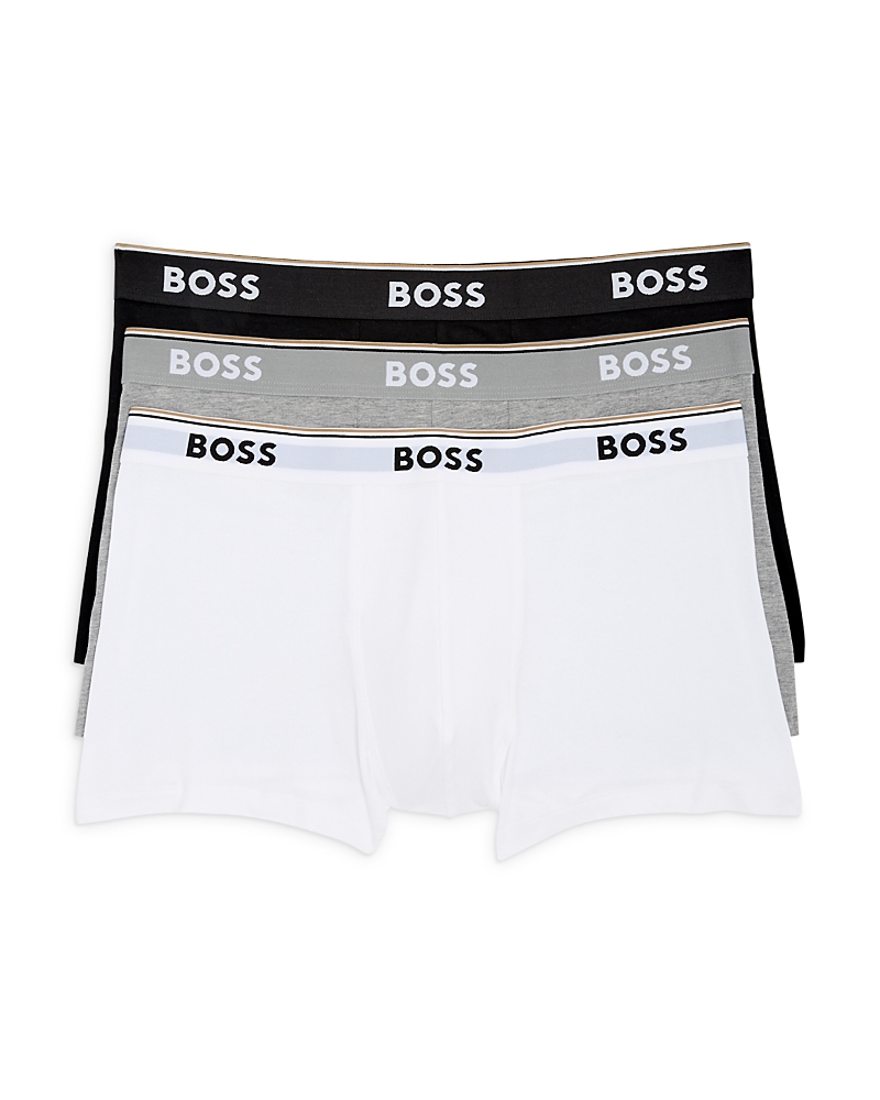 Hugo Boss Power Boxer Trunks, Pack Of 3 In Assorted