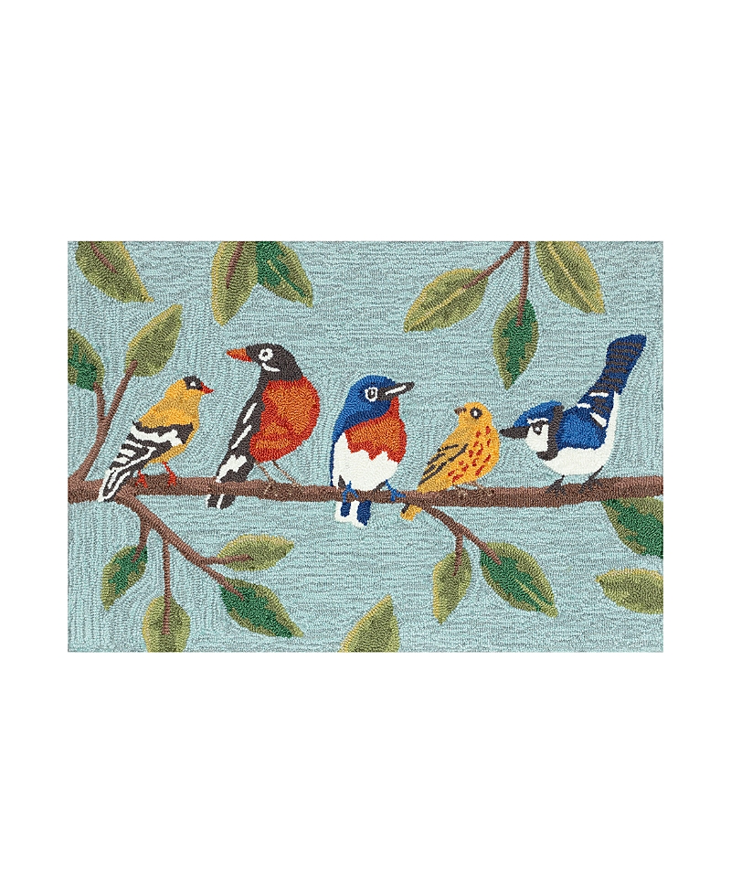 Liora Manne Frontporch Birds On A Branch Area Rug