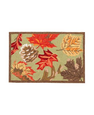 Liora Manne - Liora Manne Ravella Falling Leaves Area Rug, 2' x 3'