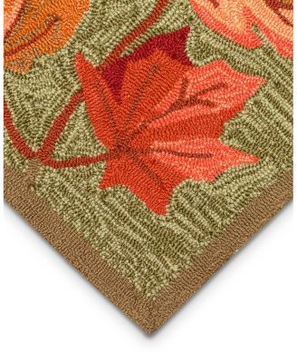 Liora Manne Ravella Falling Leaves Border Area Rug, 5' x 7'6"