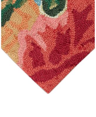 Liora Manne Frontporch Swimming Baby Turtles Round Area Rug, 5' x 5'