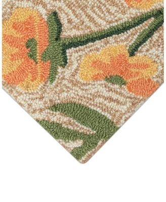 Liora Manne Frontporch Floral Dragonfly Runner Area Rug, 2' x 5'