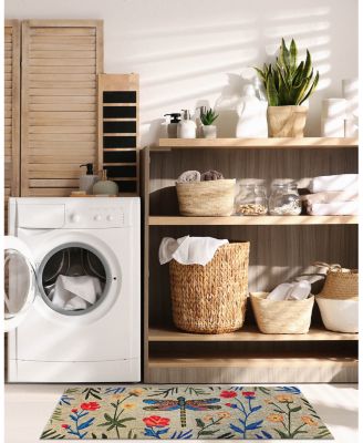 Liora Manne Frontporch Floral Dragonfly Runner Area Rug, 2' x 5'