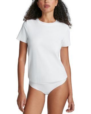 Essential Cotton-Blend Crewneck Bodysuit