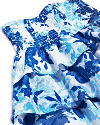 Girls' Smocked Waist Ruffled Mini Skirt, Big Kid - Exclusive