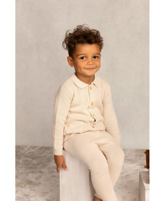 Unisex Popcorn Knit Cardigan - Baby