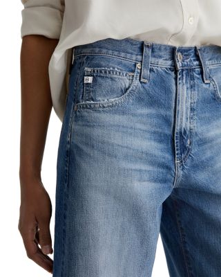 Hattie High Rise Crop Barrel Leg Jeans in Gemini
