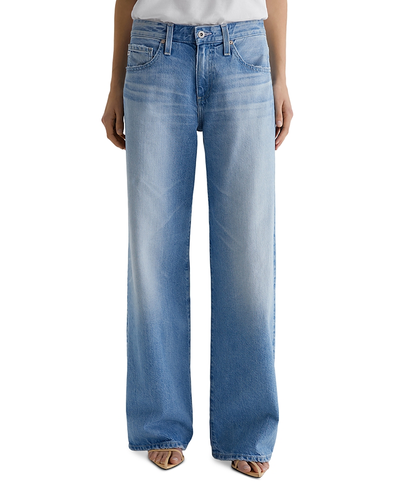 Ag Adria Low Rise Bgy Wide Leg Jeans In Siren