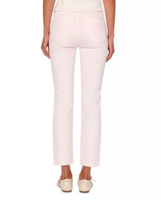 Mara Straight Mid Rise Instasculpt™ Ankle Jeans in Primose Pink