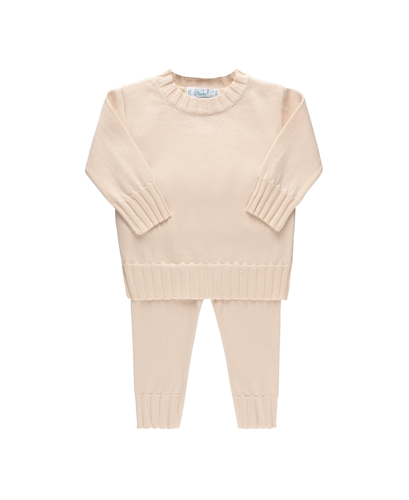 Feltman Brothers Unisex Remi Ribbed Knit Set - Baby, Little Kid In Ecru